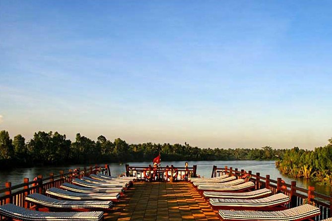 3-day Mekong Eyes Cruise Vietnam - Cambodia - Day 1 from Saigon to Cai Be: orchards, a lunch on the water, and sunset deck time