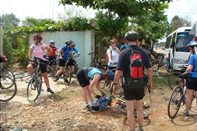 3 Days Cycling Mekong Delta - Day 1: Cai Be Floating Market and durian orchard backroads