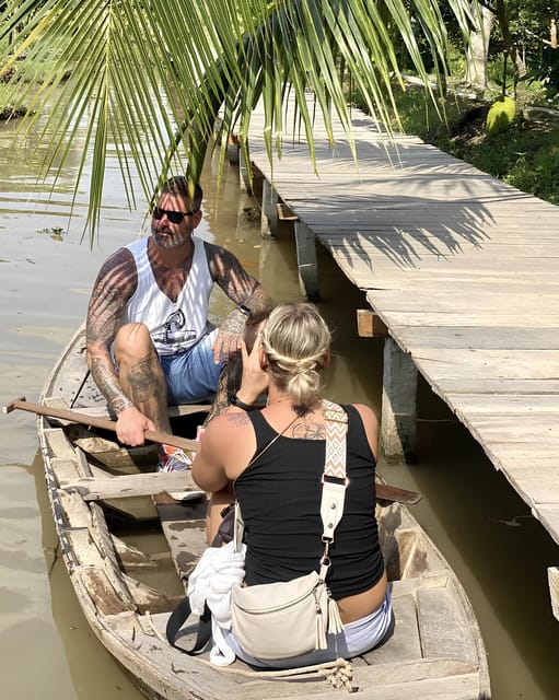 3 DAYS MEKONG DELTA - Ben Tre Coconut Candy Factory and rowing boat time