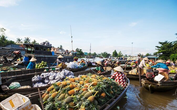 Cai Rang floating market and Mekong Delta Private Tour from HCMC - Cai Rang Floating Market by Motorboat: How to Read the River Trade