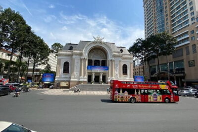 City Sightseeing Saigon Bus Tour - The Red Route: Opera House to War Remnants Museum to Ben Thanh