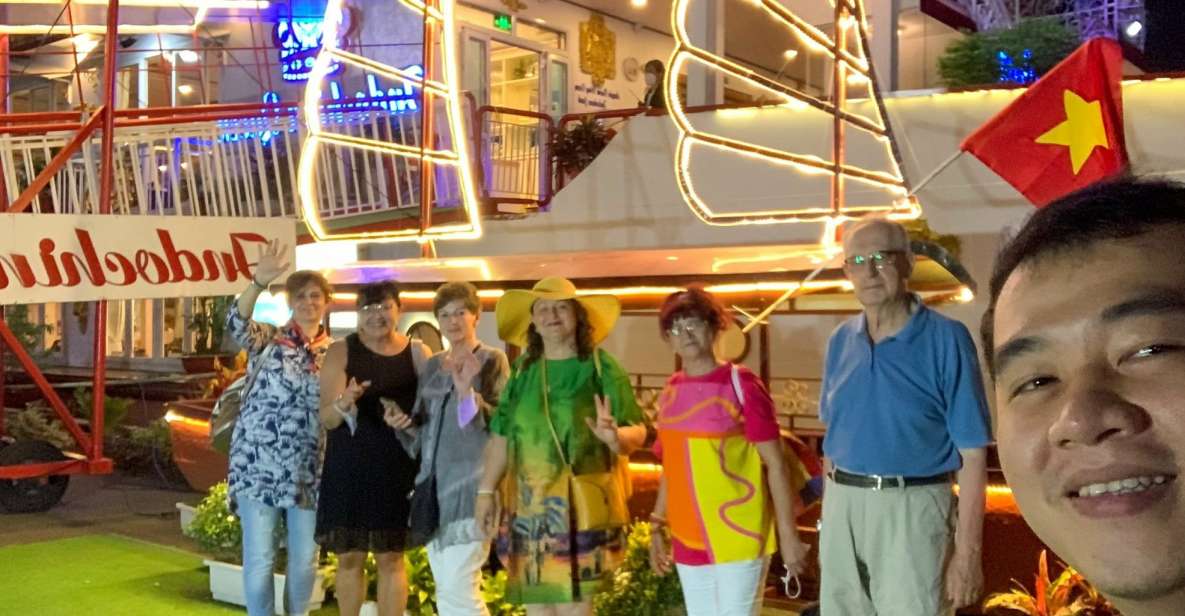 Deluxe Dining Cruise by DeluxeGroupTours - Nha Rong Harbor to Boat: Your First Look at the Night Lights
