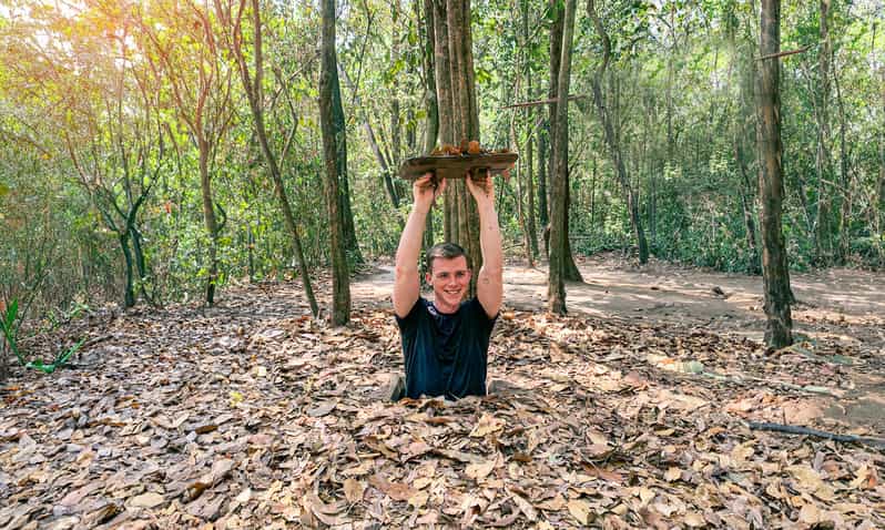 From HCM: Cost-Saving CuChi Tunnel & Mekong Delta 1-Day Tour - Cu Chi Tunnels: Documentary, Traps, and a 100-Meter Crawl