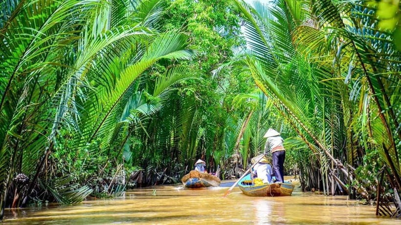 From HCMC: Cai Rang Floating Market & Mekong Delta Private - Watching the fishermen and seeing how the market connects to work