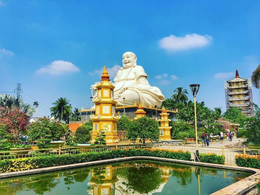From Ho Chi Minh: Delta Full-Day Tour - Vinh Trang Pagoda: architecture lovers will notice