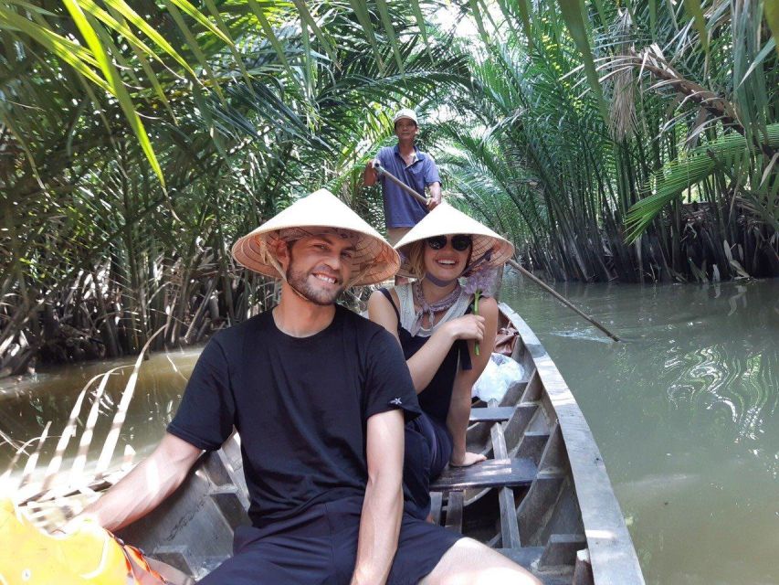 From Ho Chi Minh: Explore Mekong Delta & Vinh Trang Pagoda - Mekong River Boat Time: Fishing Boats, Wave Sounds, and Photo Stops