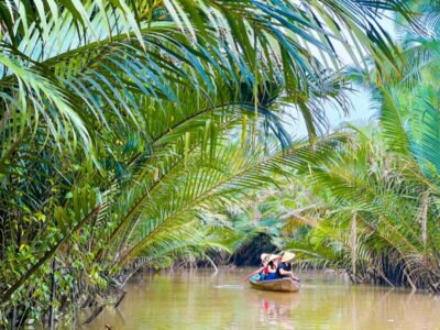 From Ho Chi Minh: Explore Vietnam's Rural Mekong Delta - Riding the Mekong River: Fishermen, Waves, and Coconut Water