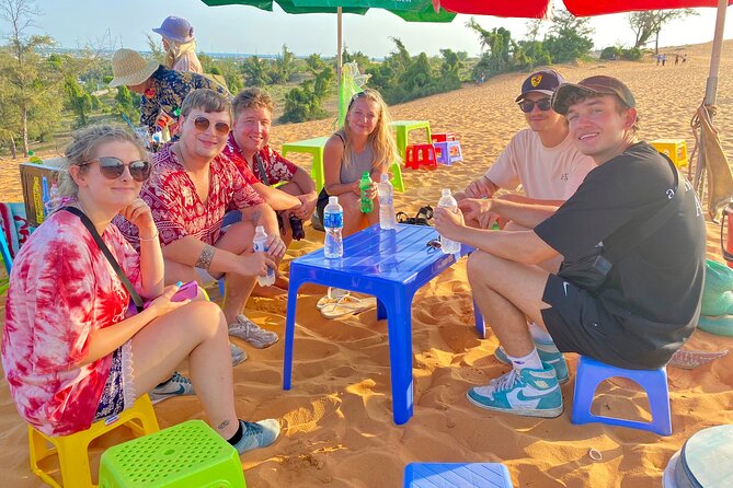 From Ho Chi Minh To Mui Ne Day Trip | Sunrise Tour - Red Sand Dunes: color contrast and optional sand sliding