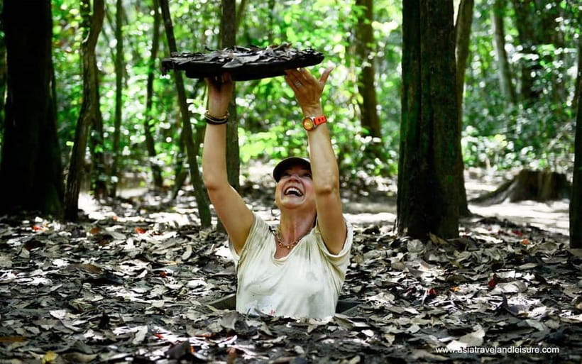 From Ho Chi Minh:Cu Chi Tunnels morning or afternoon w Lunch - Trap Floors and Booby Traps: How “Hands-On” Fits With Safety
