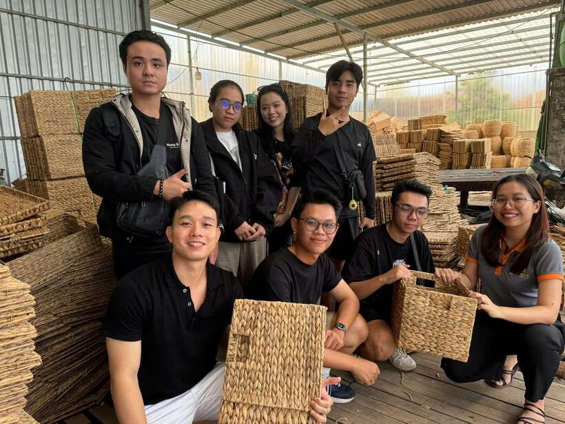 HCM: Authentic Dong Thap Mekong Delta Day Trip & Boat Ride - Water hyacinth crafts workshop: sustainability you can see