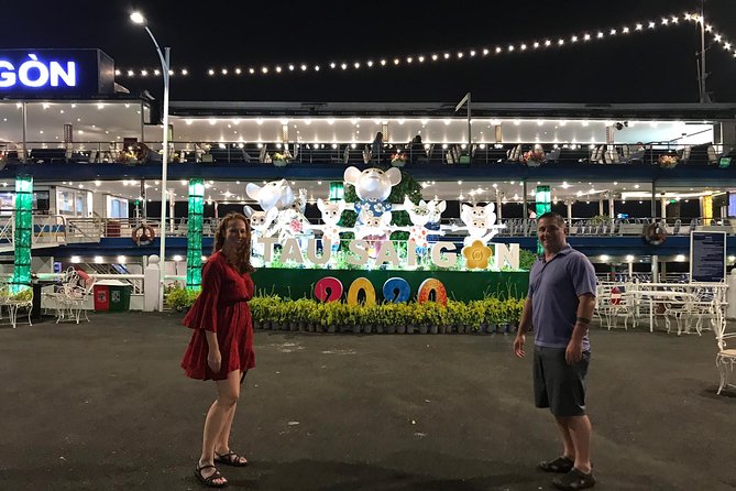 Ho Chi Minh City by Night - Dinner on River Junk - Dinner cruise on the Saigon River: music, views, and food
