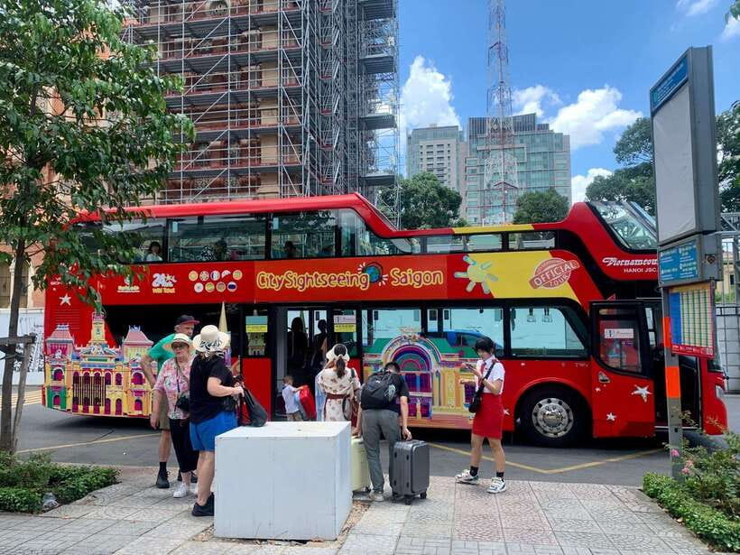 Ho Chi Minh City: Hop-On Hop-Off Bus Tour by Vistra - The ride itself: open-top, double-decker comfort and big-sky photos