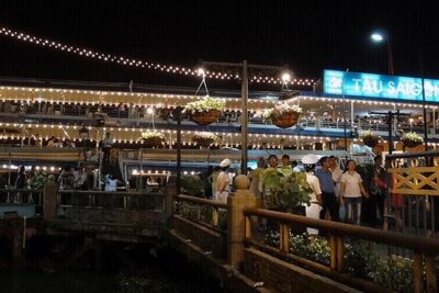 Ho Chi Minh City Luxury Dinner Cruise – Saigon Princess - The Route From the River: Bitexco, Landmark 81, and Thu Thiem Bridge