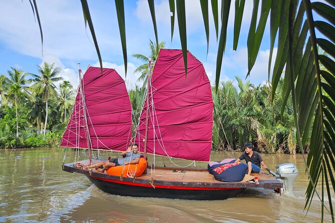 Mekong River Relaxing Sail boat cruise to Coconut Canals (1.5HRS) - Key highlights before you go