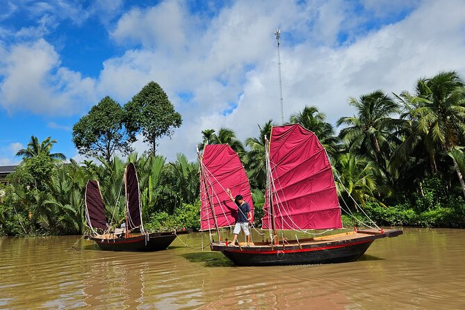 Mekong River Relaxing Sail boat cruise to Coconut Canals (1.5HRS) - Stop 2: Nhơn Thạnh Village and the Winding Tributaries