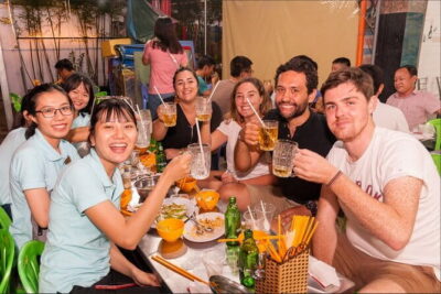 Night Food Tour in Saigon By Scooter - What you’ll eat: 12 dishes and drinks, plus a chance to reset between stops