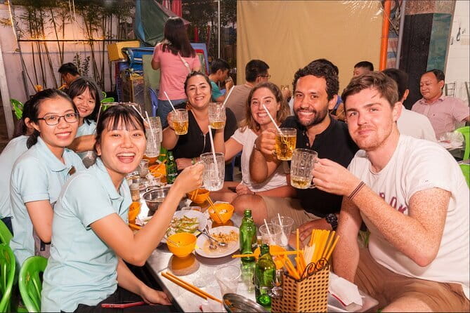 Night Food Tour in Saigon By Scooter - What you’ll eat: 12 dishes and drinks, plus a chance to reset between stops