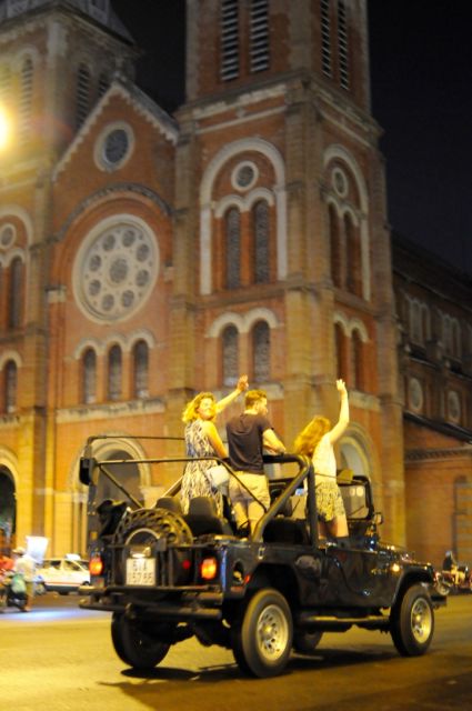 Private Jeep Tour Saigon by Night & Cruise Dinner with Music - Your guide and the difference it makes: English-led, story-based, real