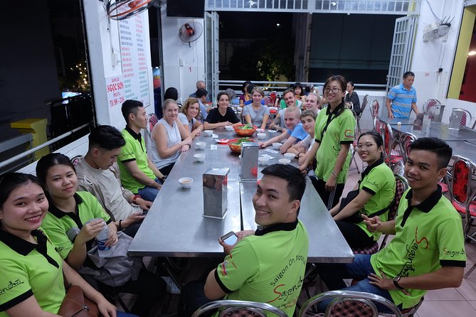 Saigon After Dark and Street Food by Motorbike and Scooter - 3) Stop One: Beef Noodle Soup and Sugarcane Juice with Kumquat