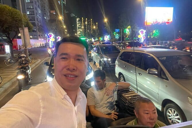 Saigon After Dark Foodie Tour by Army Open Air Jeep 4 Hours - Stop 1: Saigon Opera House and Nguyen Hue Street after dark