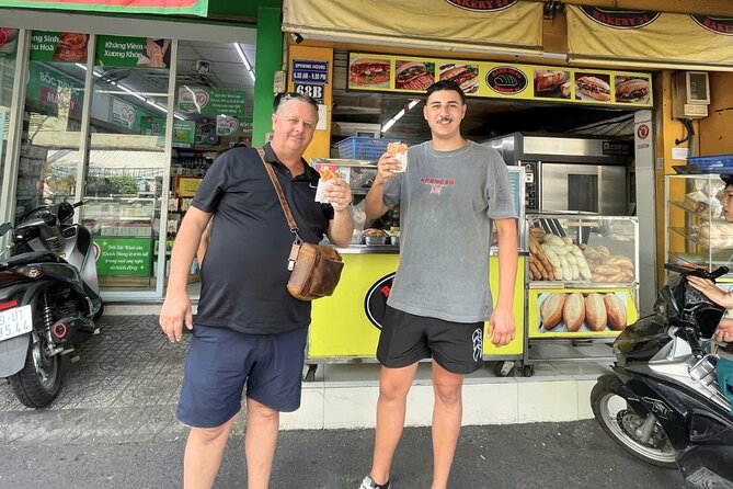 Saigon By Night: Authentic Street Food Scooter Adventure - Bánh Mì at a Legendary Vendor: Crispy Baguette and Homemade Pâté