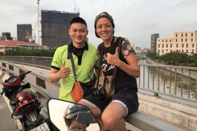 Saigon Morning and Afternoon Adventure by Vespa - District 7 floating market: Mekong boats and life on the water