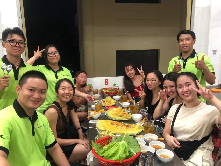 Saigon: Night Sightseeing And Street Food Tour By Vespa - Chinatown wild vegetable pancakes: Bánh Xèo with fish sauce