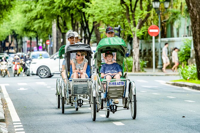 Small-group Saigon City Tour: 1-day Must-See Icons & Cyclo Ride - District 5 by cyclo: Ba Thien Hau Temple and the Chinatown vibe