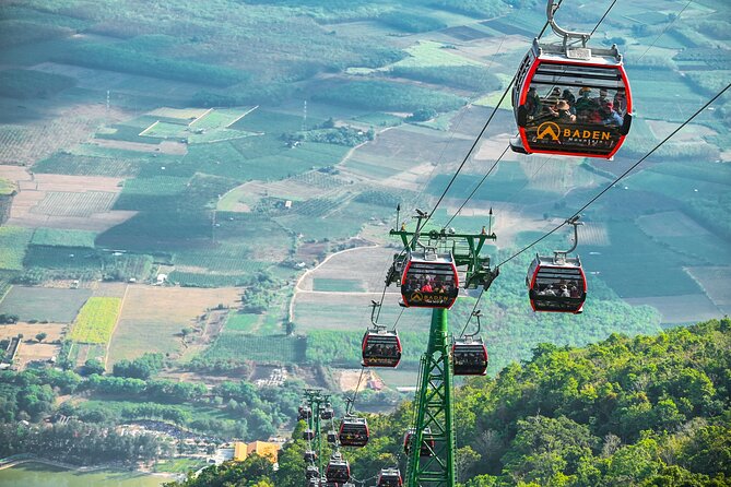 Tay Ninh Holy See - Cable Car & Cu Chi Tunnels | Small Group Tour - Bà Đen Mountain cable car: Buddha views plus real countryside scenery
